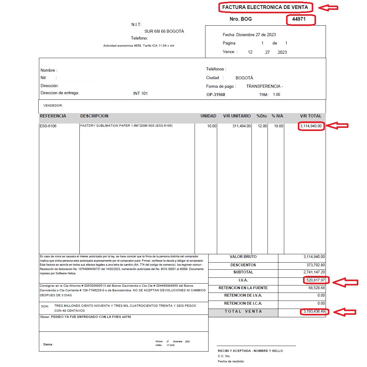 Sheet with route data